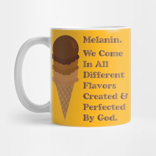 Melanin - Ice Cream Cone Flavors by blackartmattersshop